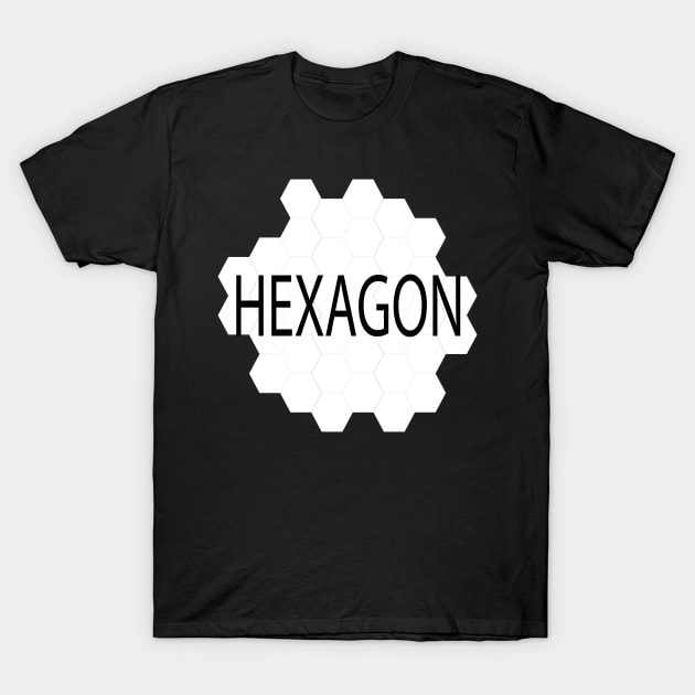 Hexagon T-Shirt by JevLavigne